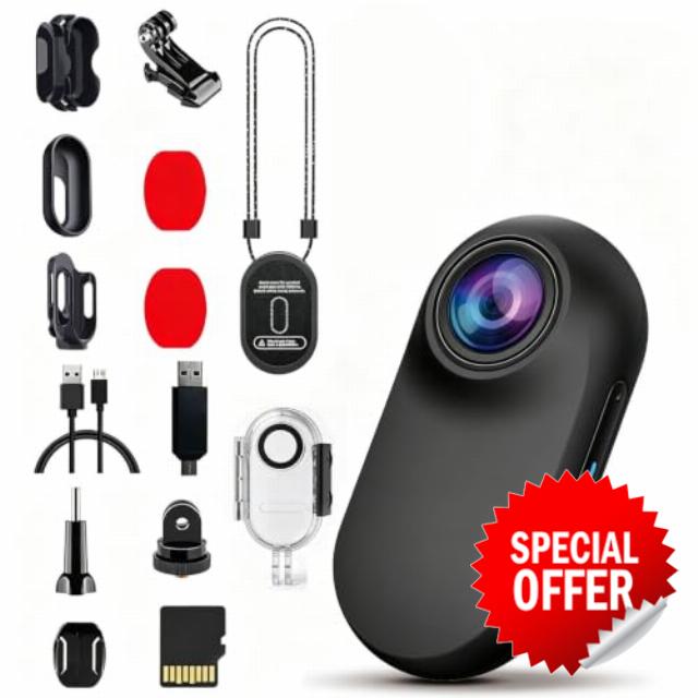 Xilecam Mini Body Camera Magnetic