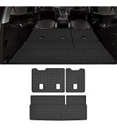WAYIDSS Floor Mats for Chevy Chevrolet Tahoe & GMC Yukon (Not XL) 2015-2020 & Trunk Mat & Backres...