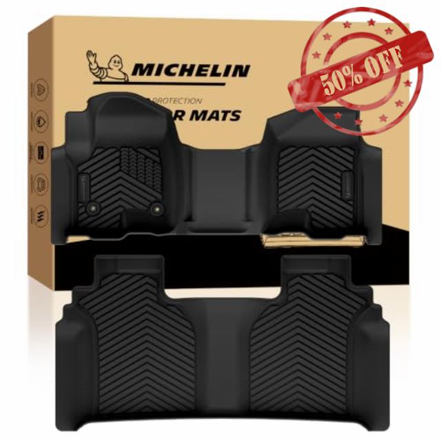 Michelin Vehicle Mats for 2019-2026 Chevy Silverado/GMC Sierra 1500 | 2020-2026 2500/3500