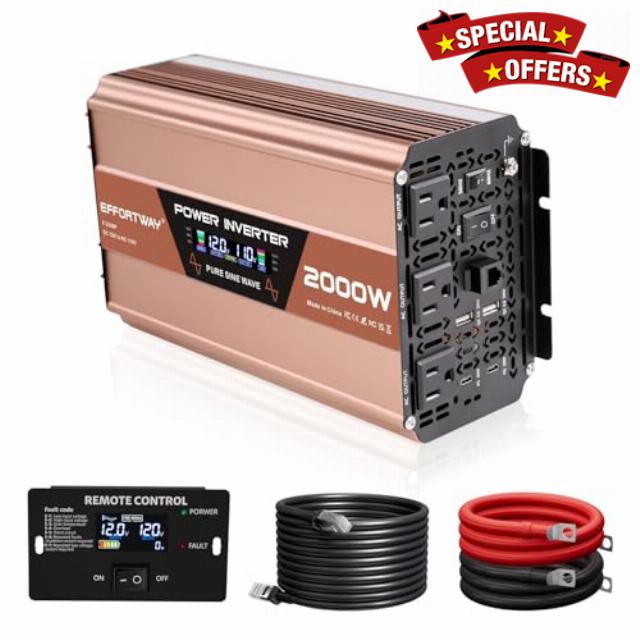 2000W Pure Sine Wave Inverter