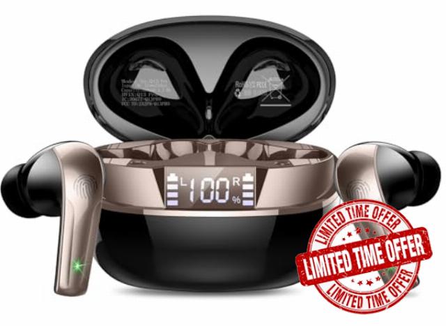 Wireless Earbuds Stereo Sound in Ear Headphones