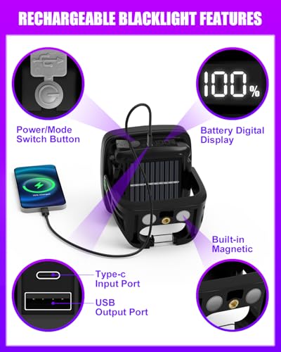 6000Amh Battery Powered Blacklight