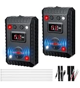 2 Pack Magnetic Rodent Repellent for Car Engines, Ultrasonic Rodent Repeller with Frequency Sweep...