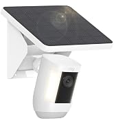 2-in-1 Solar Panel Charging Mount for Ring Cameras,4W Solar Charger for Ring Outdoor Cam Plus,Sti...