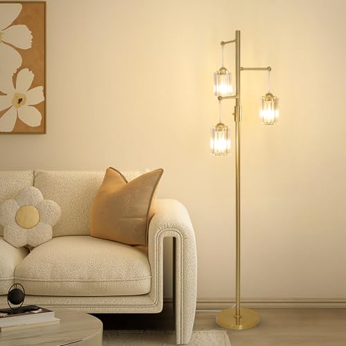 65" Industrial Tall Tree Lamp