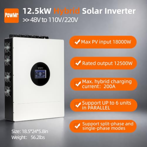 48V to 110V/220V Split Phase Pure Sine Wave Inverter Charger