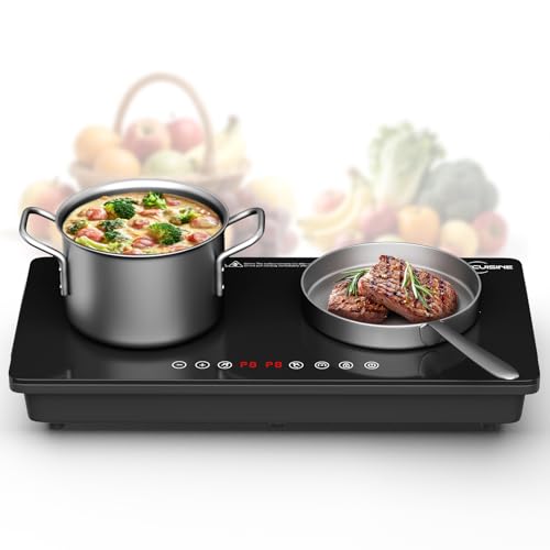 2 Burner Electric Stove with 8 Power Settings