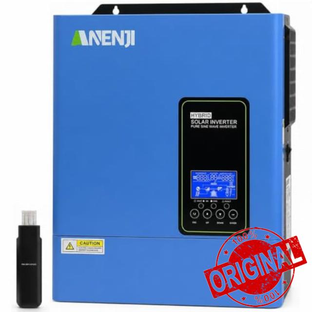 4200W Solar Hybrid Wechselrichter 24Vdc zu 110Vac Reiner Sinus Wechselrichter mit 120A MPPT Solarladeregler