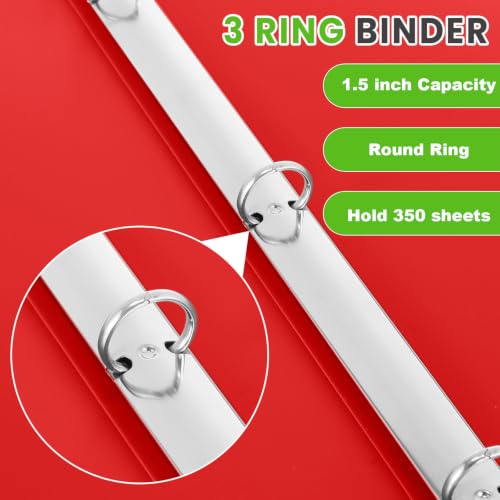 Holds 240 Sheets with Interior Pocket (Bright Colors)