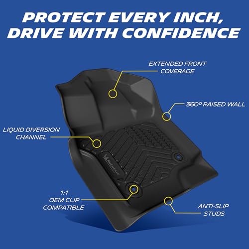 All-Weather TPE Custom Fit Floor Mats/Truck Liner