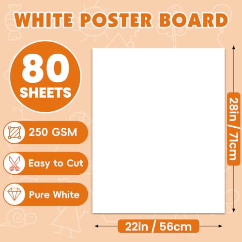 22in x 28in White Poster Paper Bulk