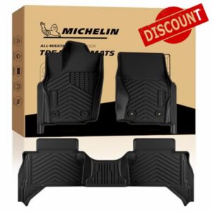 Michelin Vehicle Mats for 2024-2026 Toyota Tacoma Gas Double Cab Auto Trans | 3 Piece