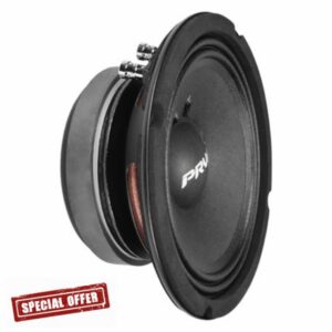 PRV AUDIO 6.5 Inch Midbass Speaker 6MB400 8 Ohm 400 Watts High Performance PRO Audio Loudspeaker High Output Sound (Single)