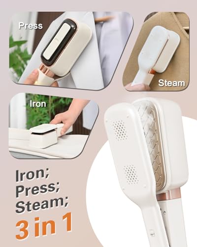 Portable Garment Wrinkle Remover for Collars & Cuffs (Beige)