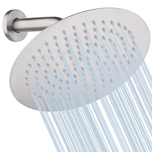 Brushed Nickel Stainless Steel 8" Showerhead