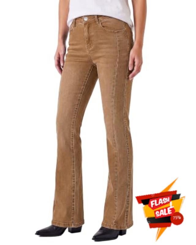 GARPENT Bootcut Jeans for Women Trendy High Waisted Stretchy Denim Pants                                                          High Rise Fit