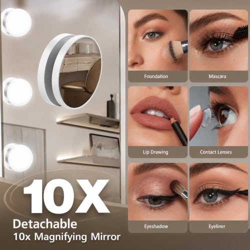 Hollywood Vanity Mirror with Memory