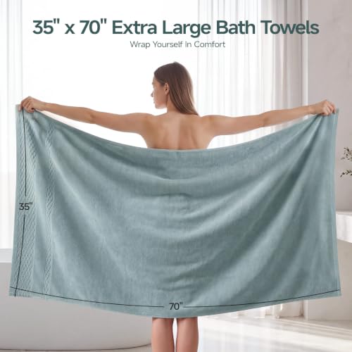 Green Oversized Bath Towel
