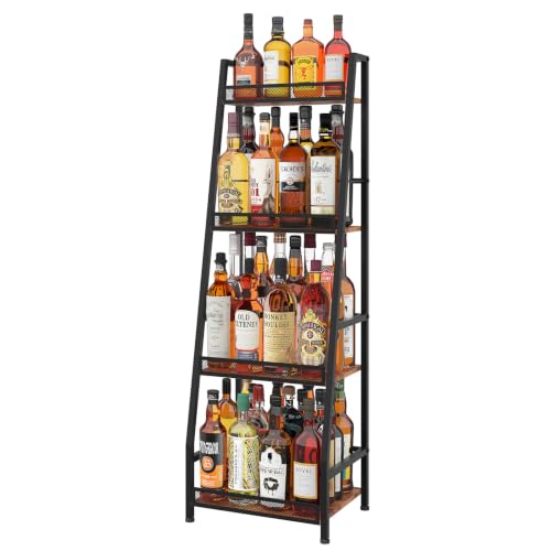 Upgraded Taller Spacing Liquor Cabinet Fits 750ml & 1750ml Bottles