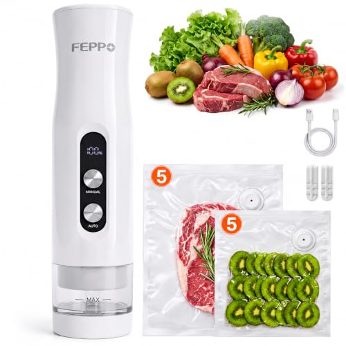 Anti-Overflow Powerful Portable Handheld Food Sealer
