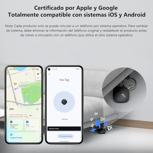 Tracker Tags Work with Google Find Hub or Apple Find My APP