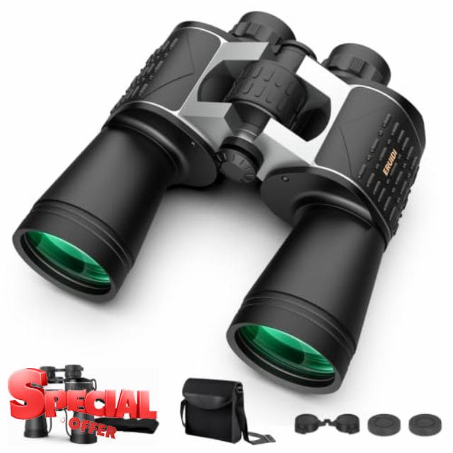 20x52 High Powered Binoculars for Adults                                                          Large Wide View for Bird Watching; Rugged Rubber Armor for Comfortable Use; Clear with BAK4&FMC for Hunting Cruise Ship