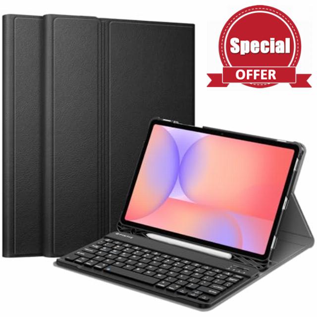 FINTIE Keyboard Case for Samsung Galaxy Tab S10 Lite/S10 FE/S9 FE 5G 10.9" | 3 Adjustable Angles