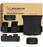 Michelin Vehicle Mat, All-Weather TPE Custom Fit Liner for Tesla Model Y 5 Seat Floor Mats 2025-2...