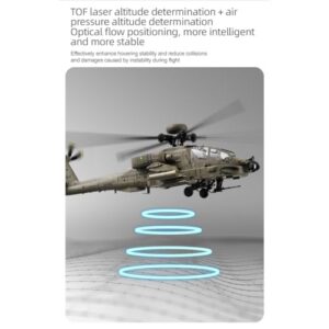 Flybarless 6CH Aircraft with Optical Flow Positioning