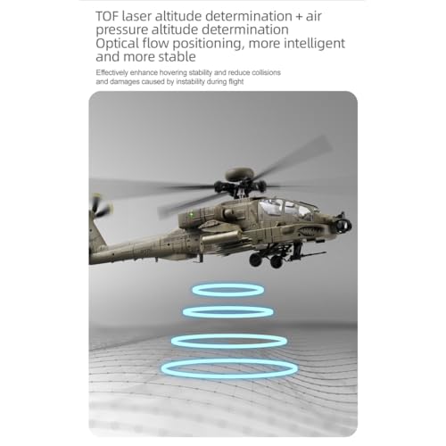 Flybarless 6CH Aircraft with Optical Flow Positioning