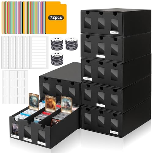 21000+ Cardboard Trading Card Boxes with 72 Card Dividers