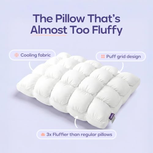Hypoallergenic & Machine Washable Pillow for Side