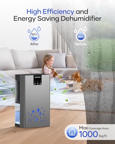 Quiet Dehumidifiers with Sleep Mode