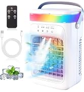 2026 New 4-in-1 Portable Air Conditioners, Portable AC for Car, Ac Unit with 1500ML Water Tank, 3...