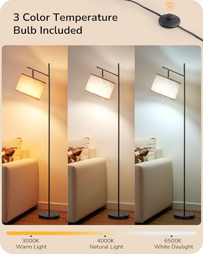 64.7" Arc Standing Lamp | 3 Color Temperatures