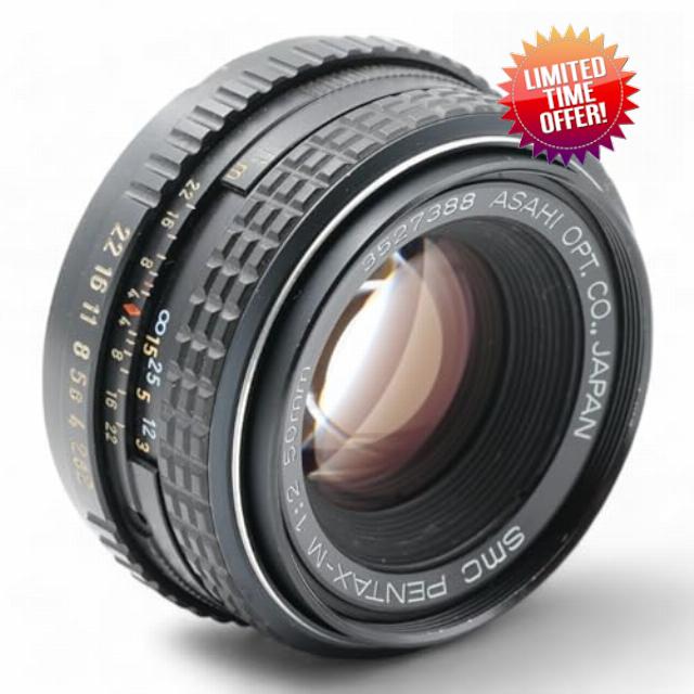 Pentax Asahi SMC-M 50mm f/2 Standard Prime Lens – Pentax K Mount