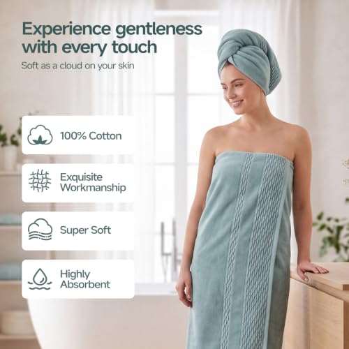 Super Soft Highly Absorbent & Quick Dry Shower Towels for Bathroom