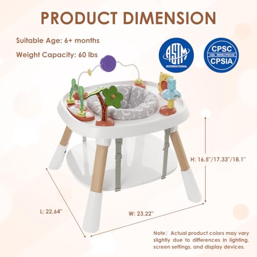 Grow Stationary Standing Study Desk & Game Table