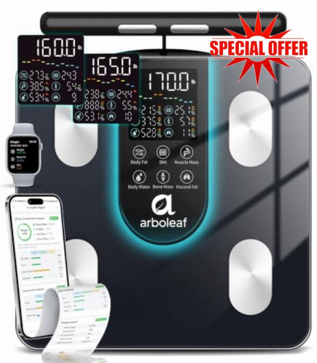 arboleaf Smart Scale for Body Weight