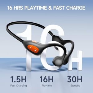 Bluetooth 6.1 Wireless Earbuds with 16H Playtime