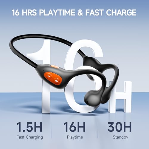 Bluetooth 6.1 Wireless Earbuds with 16H Playtime