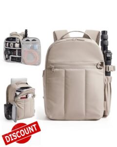 BAGSMART Small Camera Backpack for Women with Laptop Compartment
