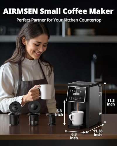 Compatible with K-Cup Pods & Ground Coffee