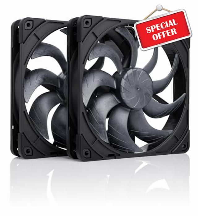 Noctua NF-A14x25 G2 PWM Sx2-PP chromax.Black