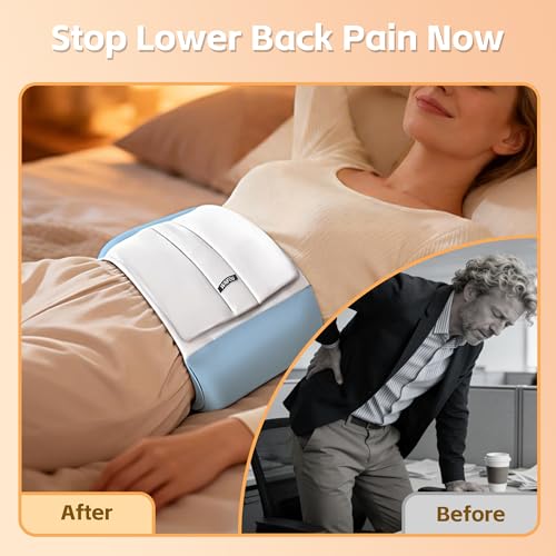 Provides Comfortable Lower Back Support for Side/Back/Stomach Sleepers