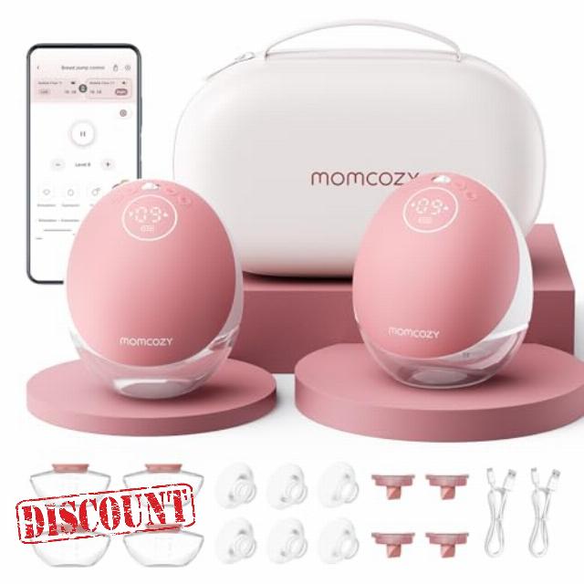 Momcozy Breast Pump Hands-Free Upgraded Mobile Flow M9 24mm