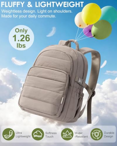 Water Resistant Puffy Work Bookbag for Teacher Nurse