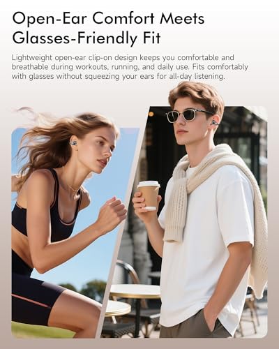 Open-Ear Wireless Headphones for Gym & Outdoor Sports