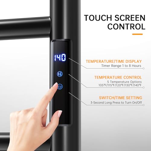 Stainless Steel 6-Bars Drying Rack with Intelligent Touch Screen Timer