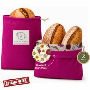 Bee's Wrap Beeswax Bread Bags